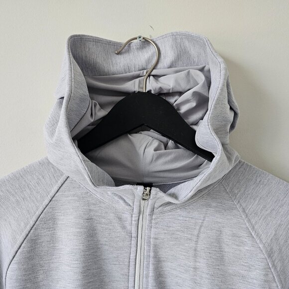 NWT LULULEMON HULS Heathered Grey City Sweat Full Zip Hoodie Men's XL, XXL - Picture 3 of 10